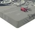 thumbnail image 2 of Ambesonne Skull Fitted Sheet, Festival Girl, Full Size, Charcoal Grey Dimgrey, 2 of 3