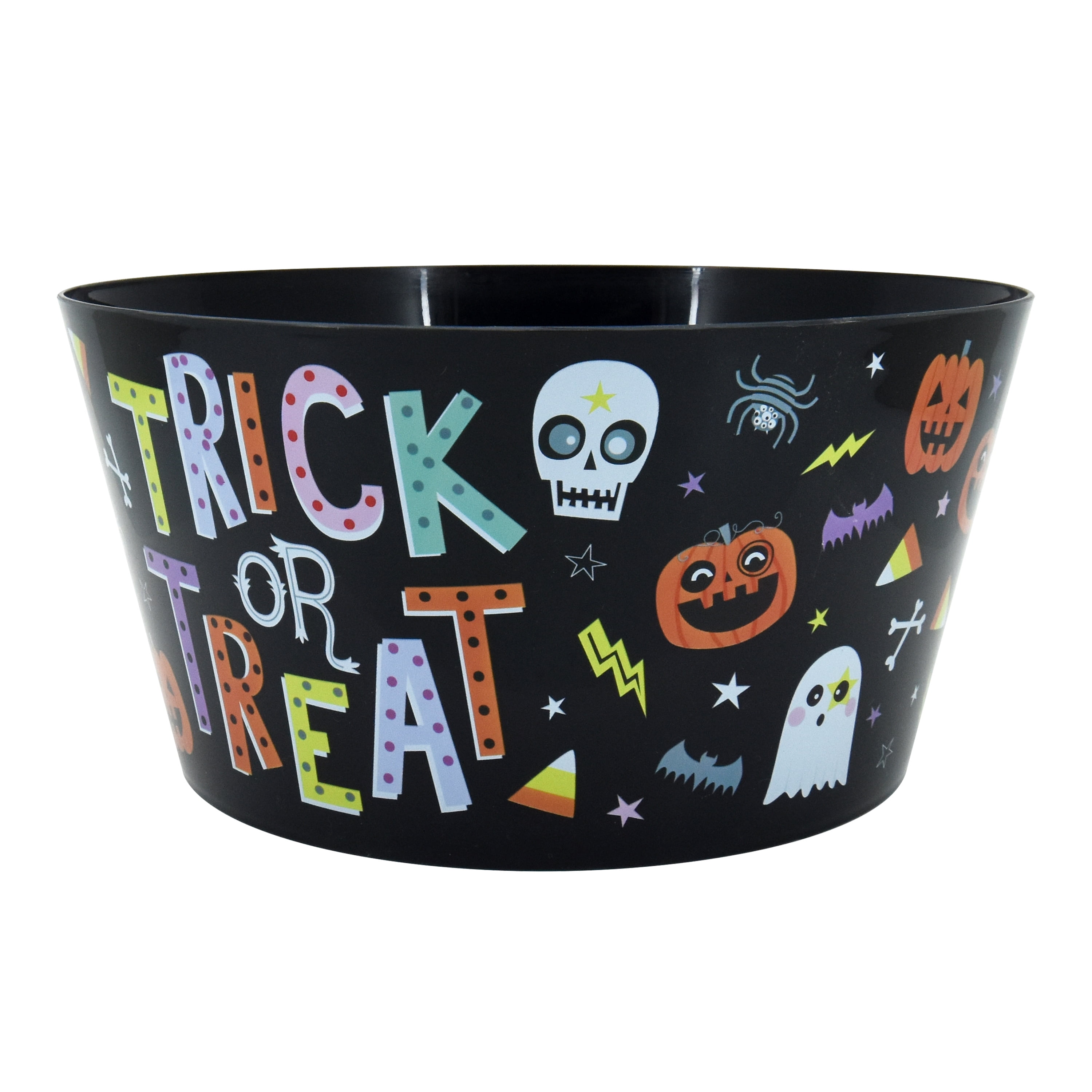 Amscan 11 Trick or Treat Large Plastic Bowl - 1ct. - Party Adventure