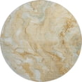 thumbnail image 2 of Addison Rugs Mayfield Premium Machine Washable Transitional Abstract Gold Round Rug, 8' x 8', 2 of 6