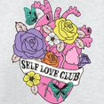 thumbnail image 3 of CafePress - Self Love Club Heart Sweatshirt - Kids Sweatshirt, Youth Crew Neck Sweatshirt, 3 of 4