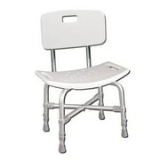 Complete Medical 1154A Bath Bench - Heavy Duty with Back