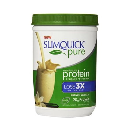 SLIMQUICK Pure Weight-Loss Protein Powder, French Vanilla ...