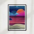 thumbnail image 2 of Sunset Beach 8 x 10 UNFRAMED Print Scenary Wall Art, 2 of 2