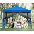 thumbnail image 2 of ABCCANOPY 8 ft x 8 ft Easy Pop up Outdoor Canopy Tent With Netting, Blue, 2 of 6