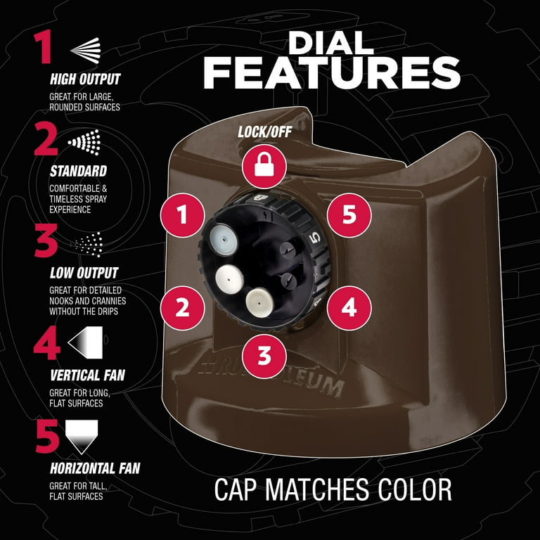 Leather Brown, Rust-Oleum Stops Rust Custom Sprays 5 in 1 Gloss