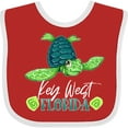 thumbnail image 3 of Inktastic Key West, Florida Happy Sea Turtle Boys or Girls Baby Bib, 3 of 4
