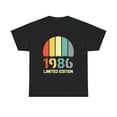 thumbnail image 2 of Vintage 1986 TShirt Women Limited Edition BDay 1986 Birthday Plus Size Tops for Women, 2 of 7