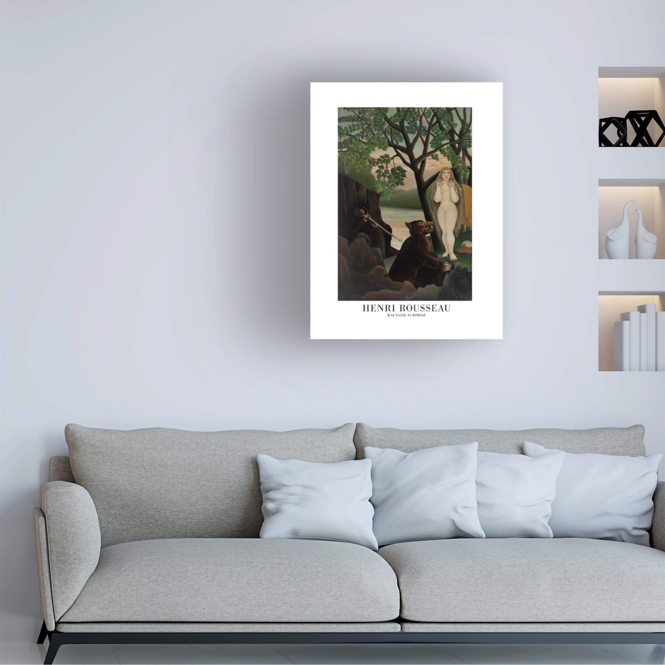 Trademark Fine Art Pictufy Mauvaise Surprise Canvas Wall Art