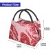 thumbnail image 2 of Fotbe Striped Meat Bolsa Térmica Portátil con Estampado, Bolsa de Entrega de Alimentos Aislada, Bolsa Reutilizable de Gran Capacidad para Comidas y Supermercado, 2 of 6