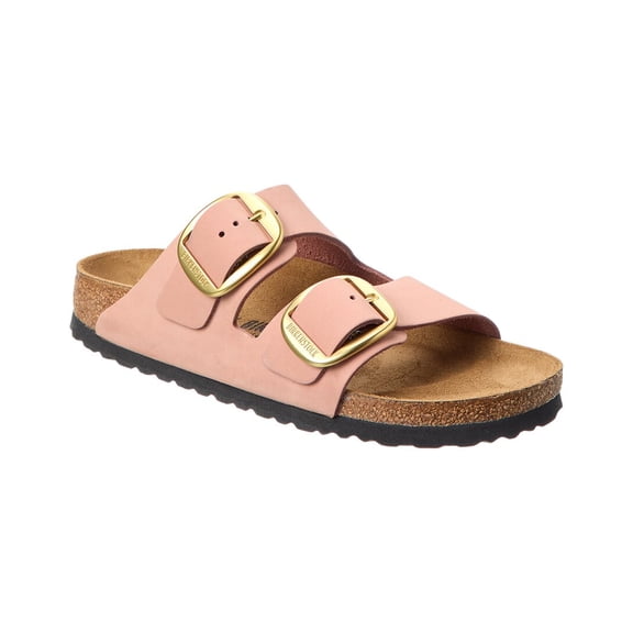 Birkenstock Arizona Big Buckle Narrow Leather Sandal, 40, Pink
