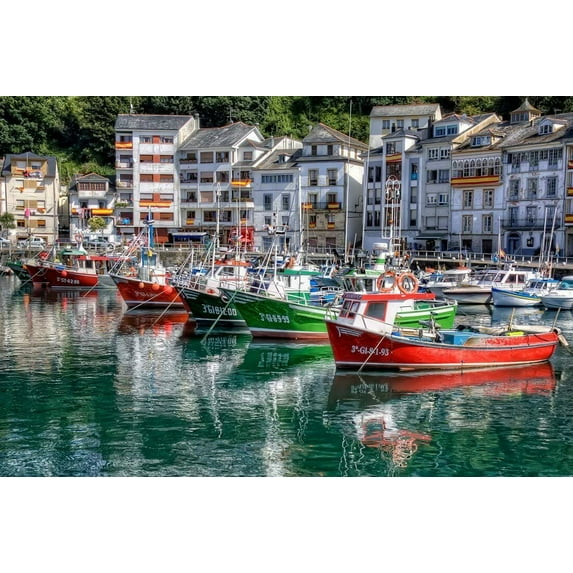 Puerto Pesquero - CANVAS OR FINE PRINT WALL ART