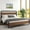 Walnut, variant on Merrland Queen Bed Frame with Headboard and Footboard, Heavy Duty Metal Platform Bed, No Box Spring Required, Brown