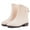 Beige, variant on AUXDIQ Wellington Boots Women Mid-calf Wellies Waterproof Rain Boots Outdoor Garden Shoes