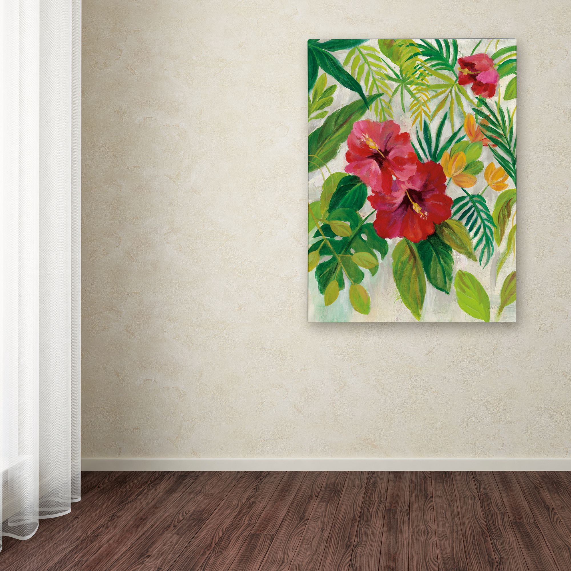 Trademark Fine Art 'Tropical Jewels I v2' Canvas Art by Silvia Vassileva