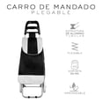 thumbnail image 2 of Carrito para Mandado Compras Resistente Plegable y Multiusos negro, 2 of 9
