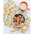 thumbnail image 3 of Easter Eggs Kitchen Dish Towels for Drying Dishes Set of 2, Colorful Eggs Spring Flowers Leaves Retro Pastoral Waffle Weave Microfiber Hand Tea Bathroom Towels Quick Dry & Absorbent Towel 12x12, 3 of 7