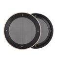 thumbnail image 4 of Mejore la decoración de sus altavoces Fundas protectoras para altavoces de 4'' en color dorado y negro, 4 of 8
