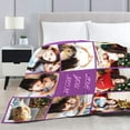thumbnail image 5 of Personalised Blanket,Custom Blanket with Words Picture Collage Customized Blankets, Birthday Souvenir Gifts Personalized Throw Blanket for Father, Mom, Kids, Dogs, Friends or Lover 31" X 47", 5 of 6