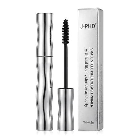 2026 New Metal Wand Waterproof Fiber Mascara, 3D Curling Lengthening Black Mascara, Sweatproof Long-Lasting Washable Eye Makeup.(1Pcs)