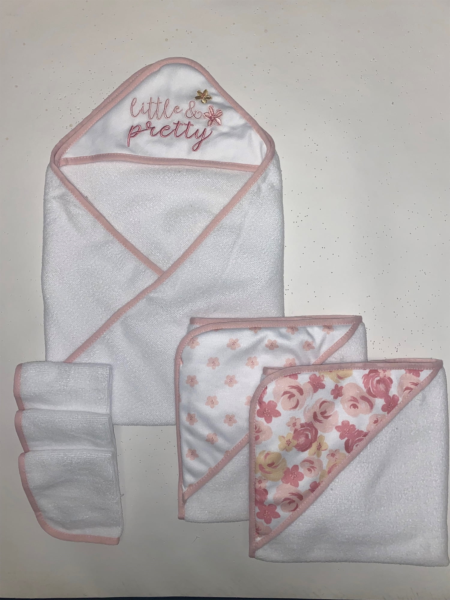 6pcs/set Cartoon Towels handkerchief Baby Swaddle Blanket Sheet Bath Towel