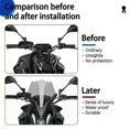 thumbnail image 5 of Compatible For Mt-07 2021- Mt07 Mt 07 Mt07 2025 New Motorcycle Windscreen Windshield Fairing Deflector Cover Wind Deflector Visor Maxp, 5 of 5
