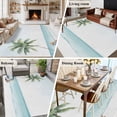 thumbnail image 5 of 5'x7' Area Rugs, Coastal Beach Indoor Outdoor Area Rug for Living Room Bedroom, Summer Palm Tree Nautical Ocean Seaside Washable Bathroom Rugs Kitchen Floor Carpet Mats Home Decor Aesthetic, 5 of 8