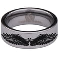 thumbnail image 2 of Eagle Wings Tungsten Carbide Ring, 2 of 6
