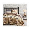 thumbnail image 2 of Paseo Road Home on The Range Juego de cama occidental de 3 piezas con fundas de almohada, tamaño King Buffalo Bison, estampado geométrico, ropa de cama azteca, juego de cama rústico del suroeste de al, 2 of 5