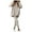 Beige, variant on WREESH Womens Sweatsuits Winter Thickened Plush Pants Sweatshirt Long Pants Suit Long Sleeved Hooded Suit Beige