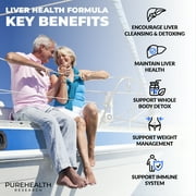 PureHealth Research Liver Health - Liver Cleanse Detox & Repair Supplement