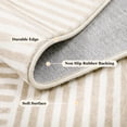 thumbnail image 4 of ZRSDIXK 8'x10' Area Rugs for Living Room, Arch Pattern Low Pile Textured Rugs Carpets, Washable Modern Rug for Living Room Bedroom Dining Room, Beige, 4 of 11