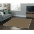 thumbnail image 3 of Linon Home Decor Faux Sisal Area Rug or Runner Collection, Brown and Slate, 7' x 9', 3 of 3