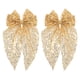thumbnail image 1 of 2 pinzas para el pelo con lazo extragrande y lentejuelas para mujer, accesorios brillantes con purpurina, horquilla con lazo de moda para la nuca., 1 of 3