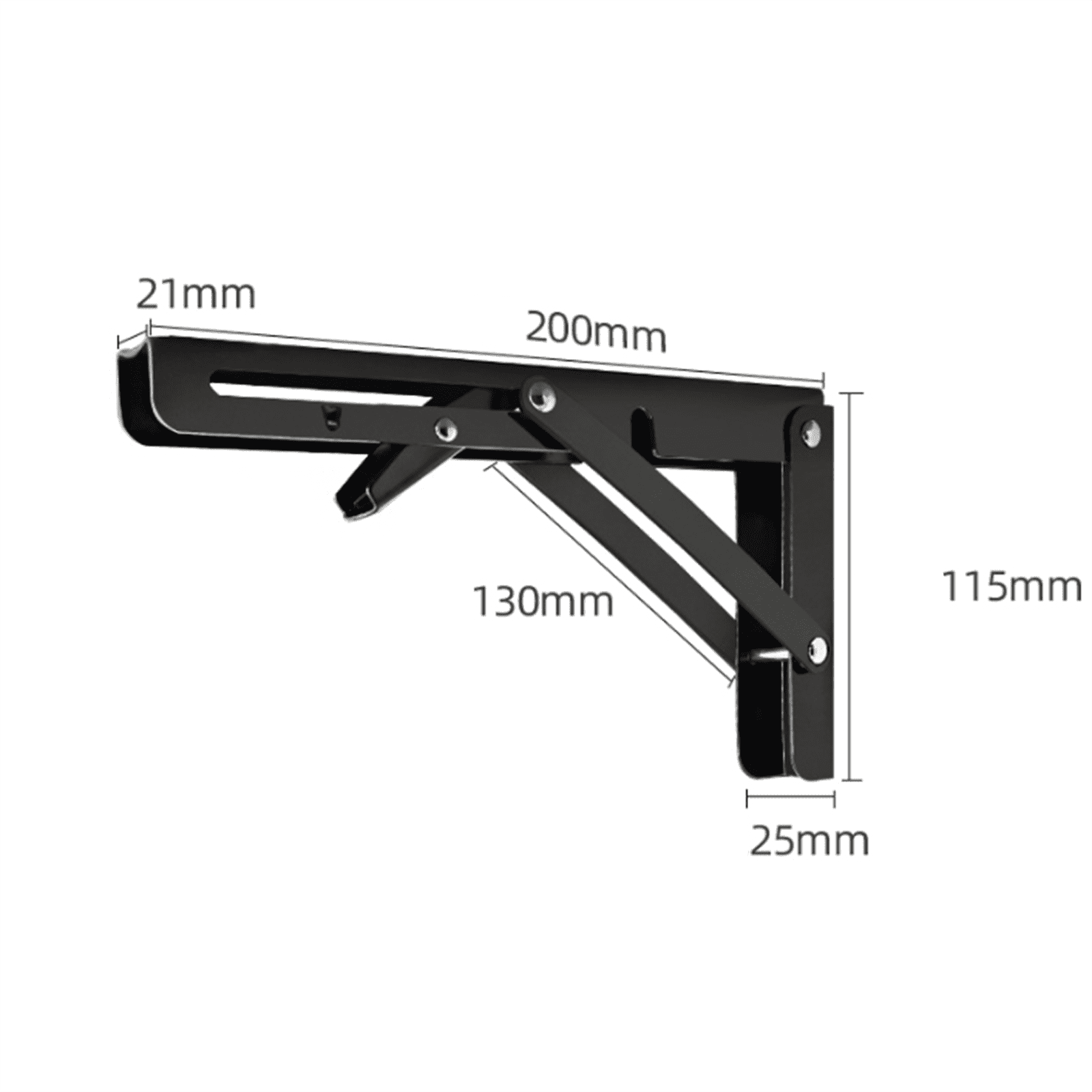 Garden Racks Folding Bracket 2pc Professional Shelving Triangle Support