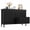 Black, variant on CONCETTA Dresser Storage with 5 Drawers,Storage Organizer for Closet, Suitable for Home And Office Use, Black