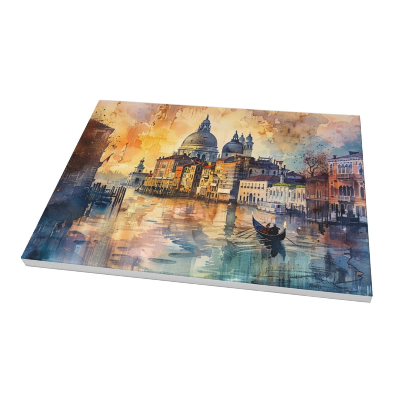 12x16 inch Canvas Pictures Wall Art At Dusk In Venice,Bathroom,Living Room,Club,Study Wall Decor Oil Paintings On Canvas,Enchanting At Dusk In Venice Modern Style Decor Canvas Painting Gifts