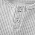thumbnail image 5 of Timegard Baby Clothes Boy Girls Button Ribbed Knit Sweater Shirts Toddler Solid Color Infant Tops Fall, 5 of 7
