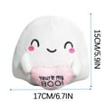 thumbnail image 3 of You're My Boo - Spooky Ghost Plush Small Couple Anniversary Love Gifts, Cute Valentines Decor for Women Men Him Her, Halloween Boo Basket Items for Adults,White, 3 of 8
