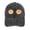 Black, variant on Cinnamon Roll Sand Colour Baseball Cap for Men Women, Adjustable Snapback Hats Cotton Hat