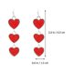 thumbnail image 3 of 2 pares de pendientes con forma de corazón festivos a la moda para regalo del Día de San Valentín, 3 of 4
