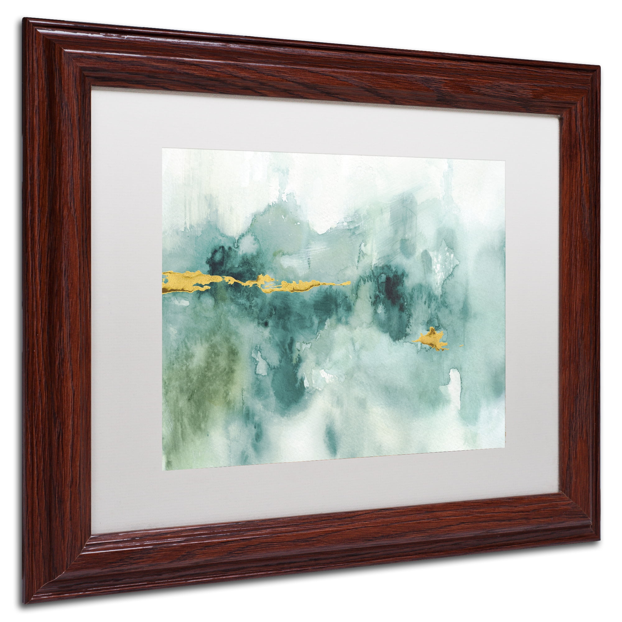 Trademark Fine Art 'Greenhouse Abstract I' Matted Framed Art by Lisa Audit
