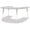 Gray/Gray, variant on Berries Horseshoe Activity Table - 66" X 60", Mobile - Gray/Orange/Gray