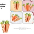 thumbnail image 4 of Yesbay 5 Pcs Easter Carrot Ornaments Stuffed Fabric Simulation Carrot Hanging Decoration, 4 of 8
