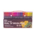 thumbnail image 1 of Widely Used, Dual Tip Brush Pens For Unparalleled Versatility In Art, 48 Colors In Water-Based Ink, 1 of 6