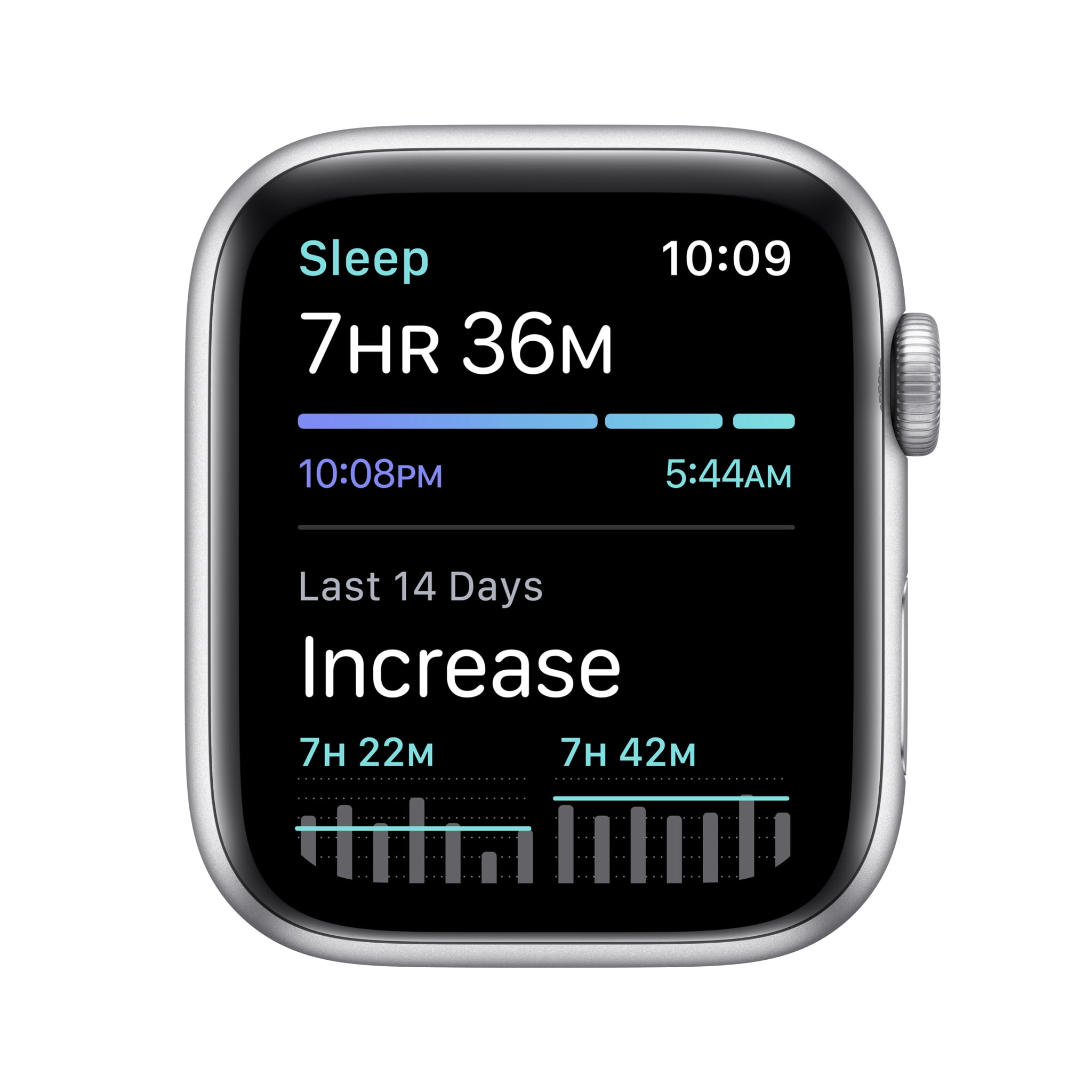 Apple Watch SE (GPS) 44mm Silver Aluminum Case with Pure Platinum/White Nike Sport Band