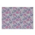 thumbnail image 1 of Mauve Cutting Board, Traditional Turkish Style Paisley with Effects Vintage Print, Decorative Tempered Glass Cutting and Serving Board, Small Size, Fuchsia Lilac, by Ambesonne, 1 of 1