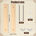thumbnail image 2 of Book Press Kit Wood Book Binding Tool Effective Bookbinding Press Kit Multifunctional Bookbinding Supplies Easy to Use and Portable for DIY Crafts Home, 2 of 10