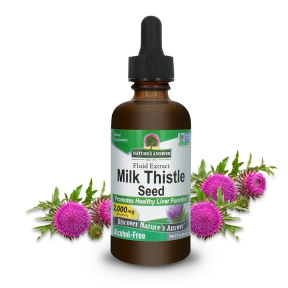 Nature's Answer Milk Thistle Extract 2oz Alcohol Free