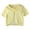 Yellow, variant on Toddler Girls Short Sleeve Bolero Cardigan Sweaters Kids Knit Button Open Front Lettuce Trim Shrug Cropped Cute Sweater Tops