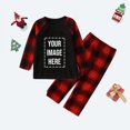 thumbnail image 2 of Penkiiy Family Christmas Pajamas Matching Sets Lounge Home Pjs Long Sleeve Shirts and Plaid Pants Xmas Holiday Pajama Outfits 10 Years Red, 2 of 7